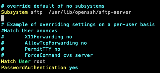 Enable Root Login Only